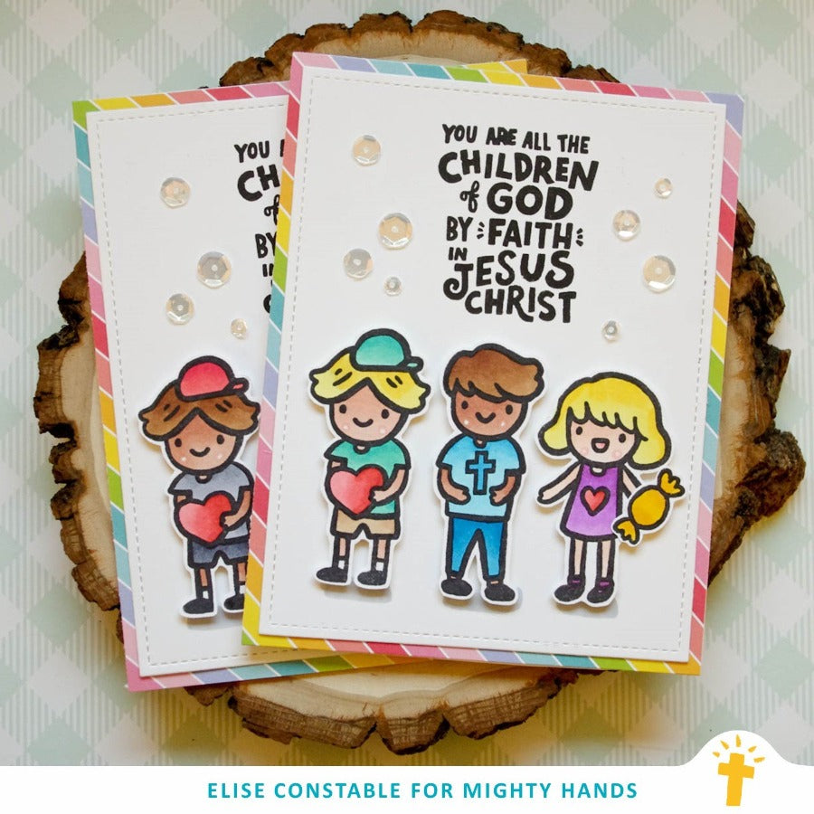 Children of God {Stamp} - Stamps by Mighty Hands, The Commandment Co