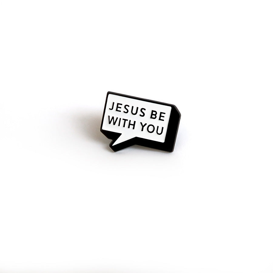 Jesus Be With You {Enamel Pin} - Accessories by The Commandment Co, The Commandment Co , Singapore Christian gifts shop