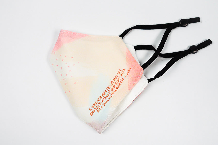 A thousand May Fall At Your Side {Kids Face Mask} - Face Mask by The Commandment Co, The Commandment Co , Singapore Christian gifts shop