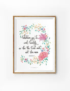Whatever You Do {Poster} - Posters by Love Ann Joy, The Commandment Co , Singapore Christian gifts shop