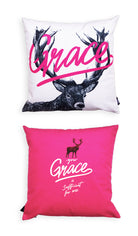 Pencil - Your Grace Is Sufficient For Me {Cushion Cover} - Cushion Covers by The Commandment, The Commandment Co , Singapore Christian gifts shop