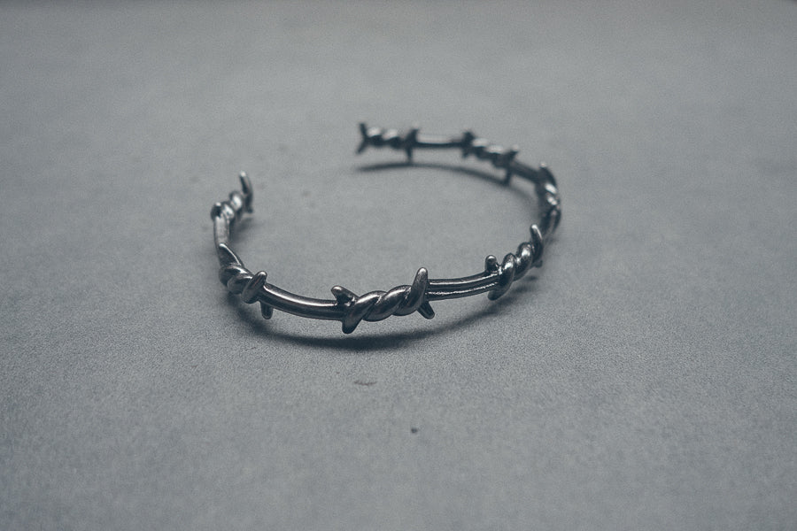 Gunmetal Crown of Thorns Wristband - Accessories by The Commandment Co, The Commandment Co , Singapore Christian gifts shop
