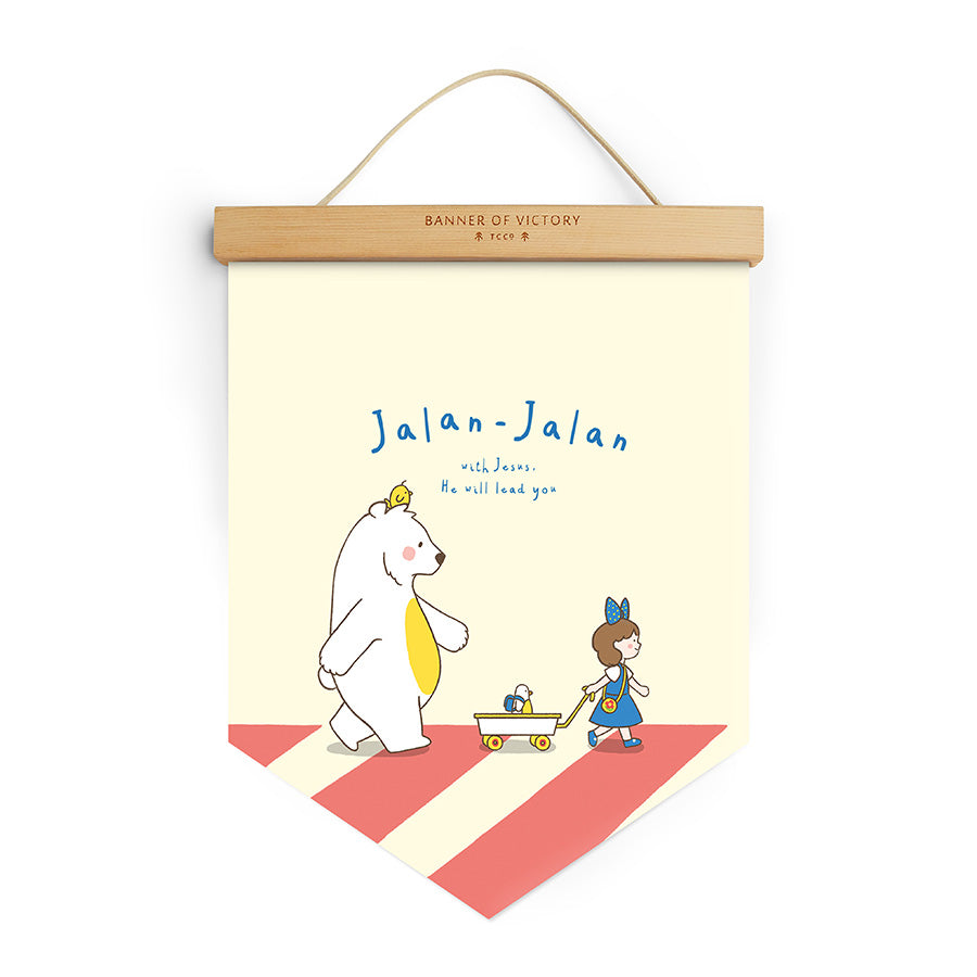Jalan-Jalan {Banner of Victory} - Banners by The Commandment Co, The Commandment Co , Singapore Christian gifts shop