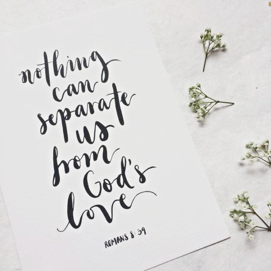 From God's Love | Artprints - Cards by Dora Prints, The Commandment Co , Singapore Christian gifts shop