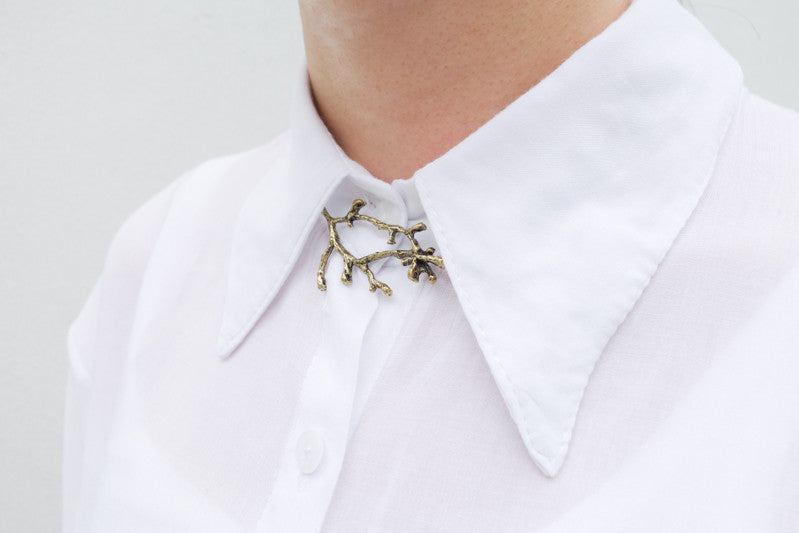 You are the branches necklace is able to decorate collars.