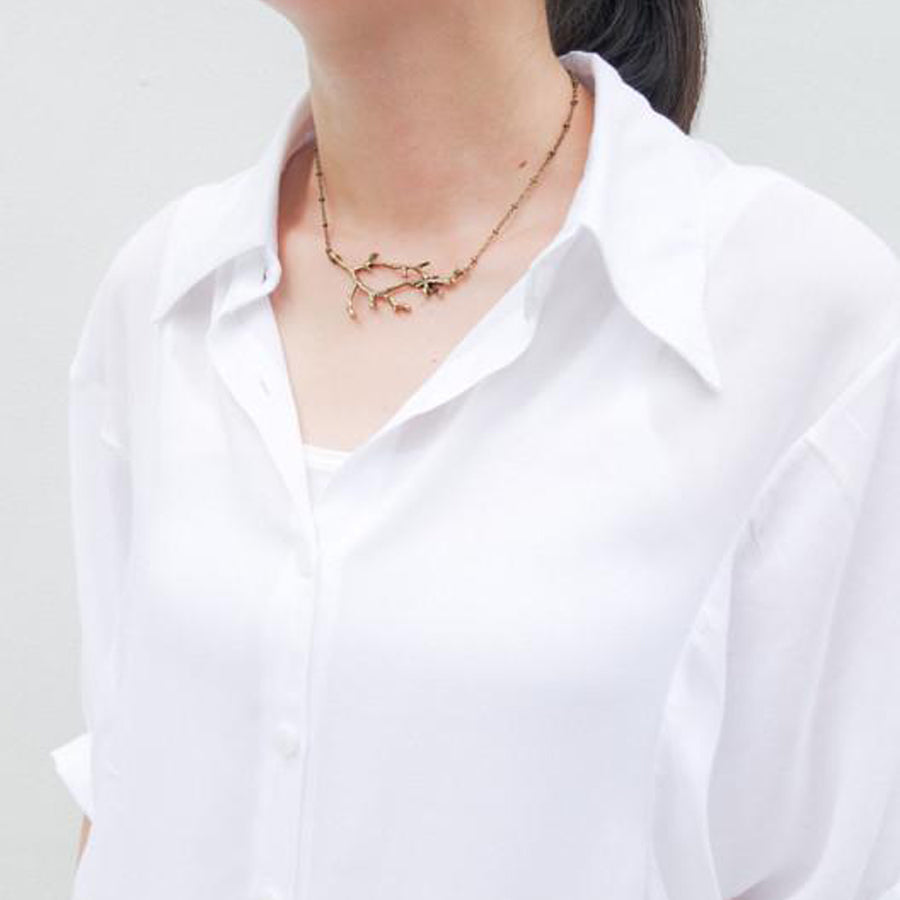 You are the branches necklace. Whoever remains in me as I remain in them will bear fruit.