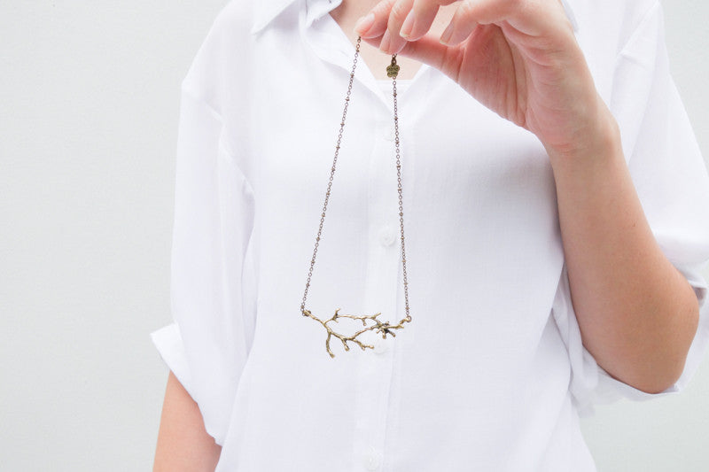 You are the branches necklace.
