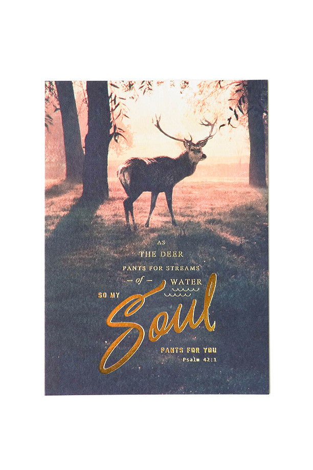 As The Deer {Card} - Cards by The Commandment, The Commandment Co