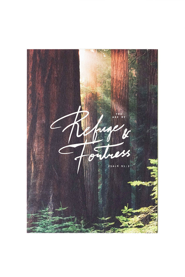 Refuge & Fortress {Card} - Cards by The Commandment, The Commandment Co