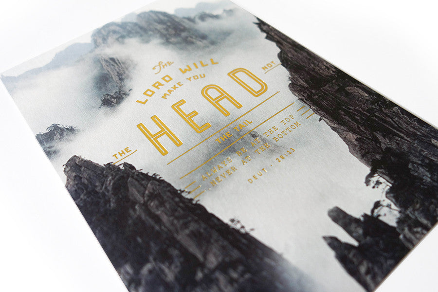 Head Not The Tail, Top Not The Bottom {Card} - Cards by The Commandment, The Commandment Co