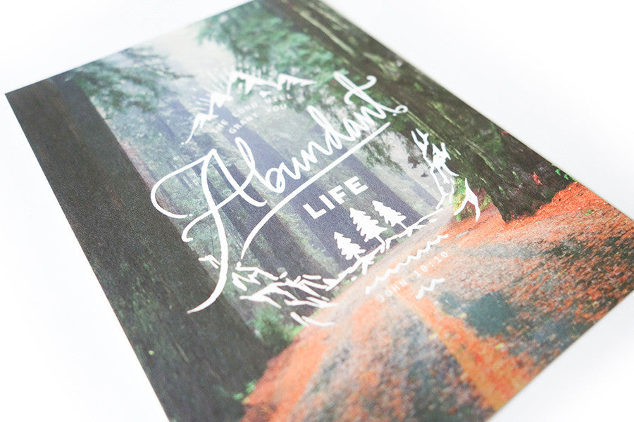 Abundant Life {Card} - Cards by The Commandment, The Commandment Co