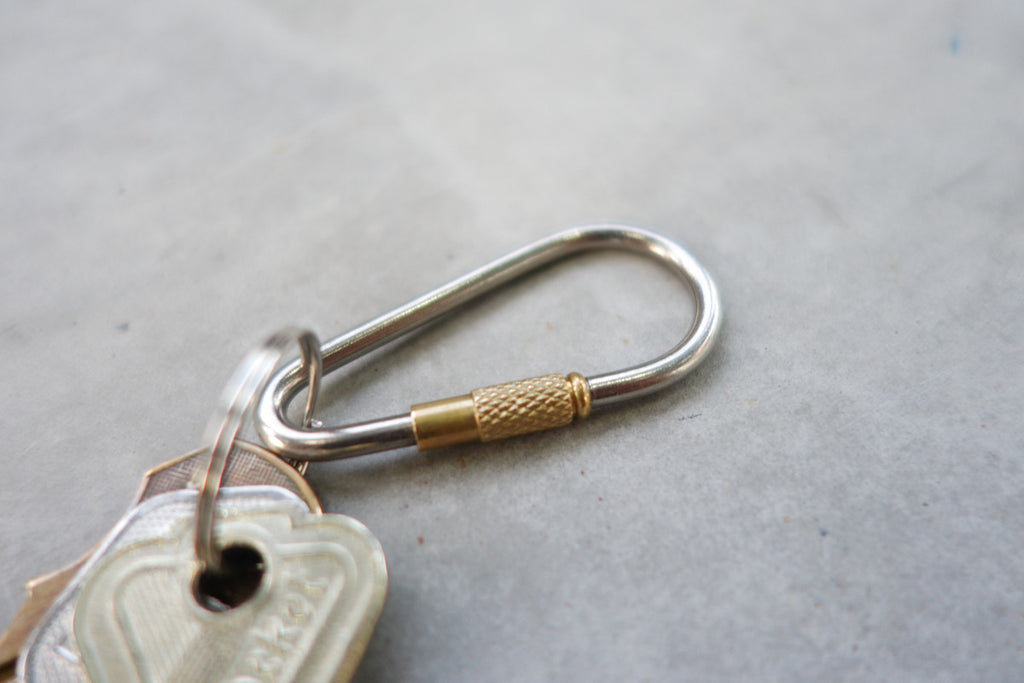 simple minimalist carabiner will make your day easier