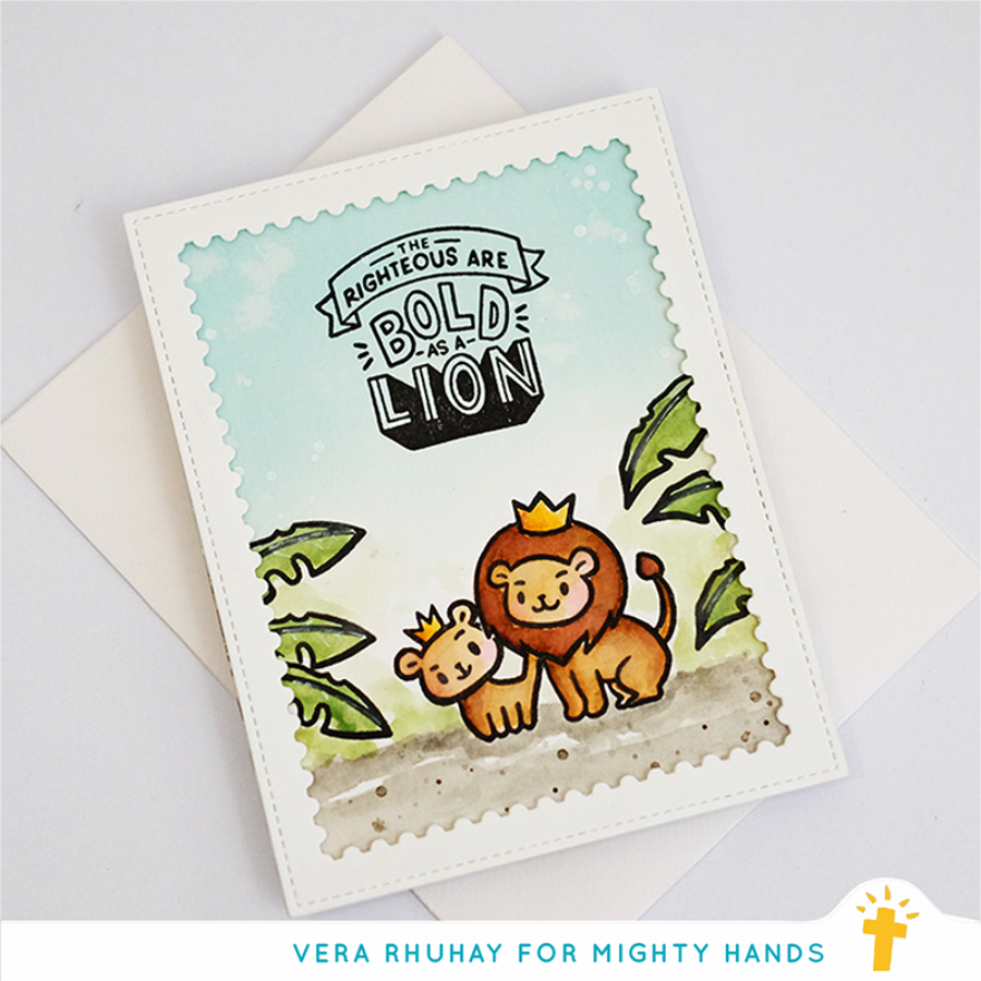 Bold as a Lion {Stamp} - Stamps by Mighty Hands, The Commandment Co