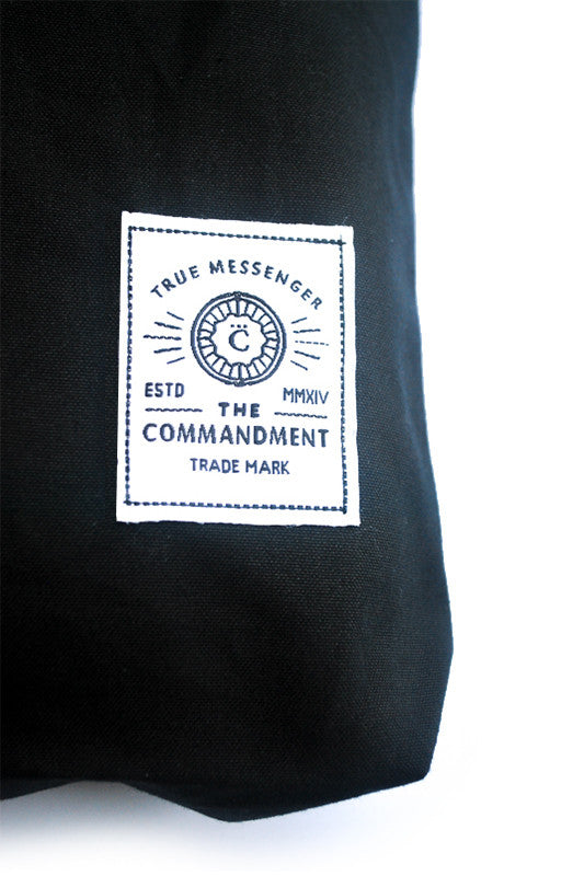 Limited Edition Black Gold {Organic Tote} - tote bag by The Commandment, The Commandment Co , Singapore Christian gifts shop