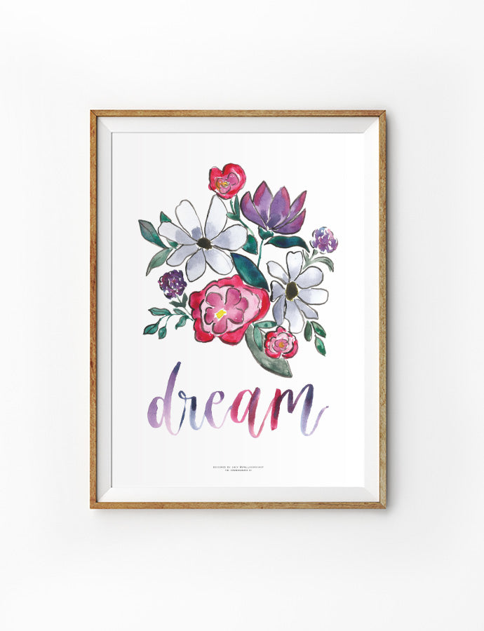 Dream {Poster} - Posters by Small Hours Shop, The Commandment Co
