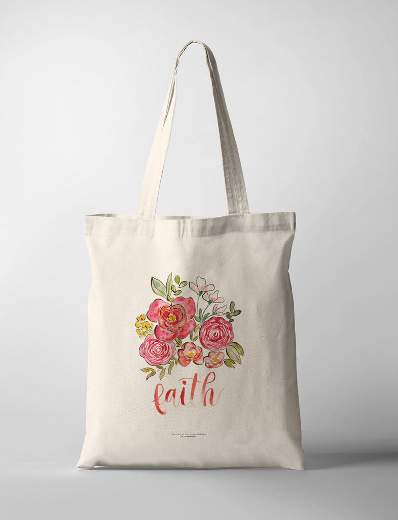 Faith {Tote Bag} - tote bag by Small Hours Shop, The Commandment Co , Singapore Christian gifts shop