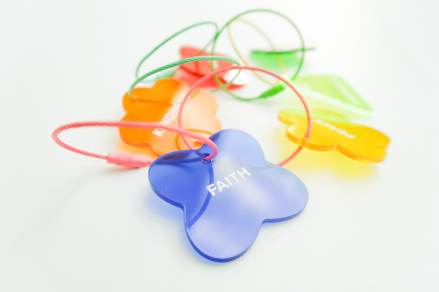 Translucent Acrylic Keychain {Acrylic Keychain} - Keychain by The Commandment, The Commandment Co , Singapore Christian gifts shop