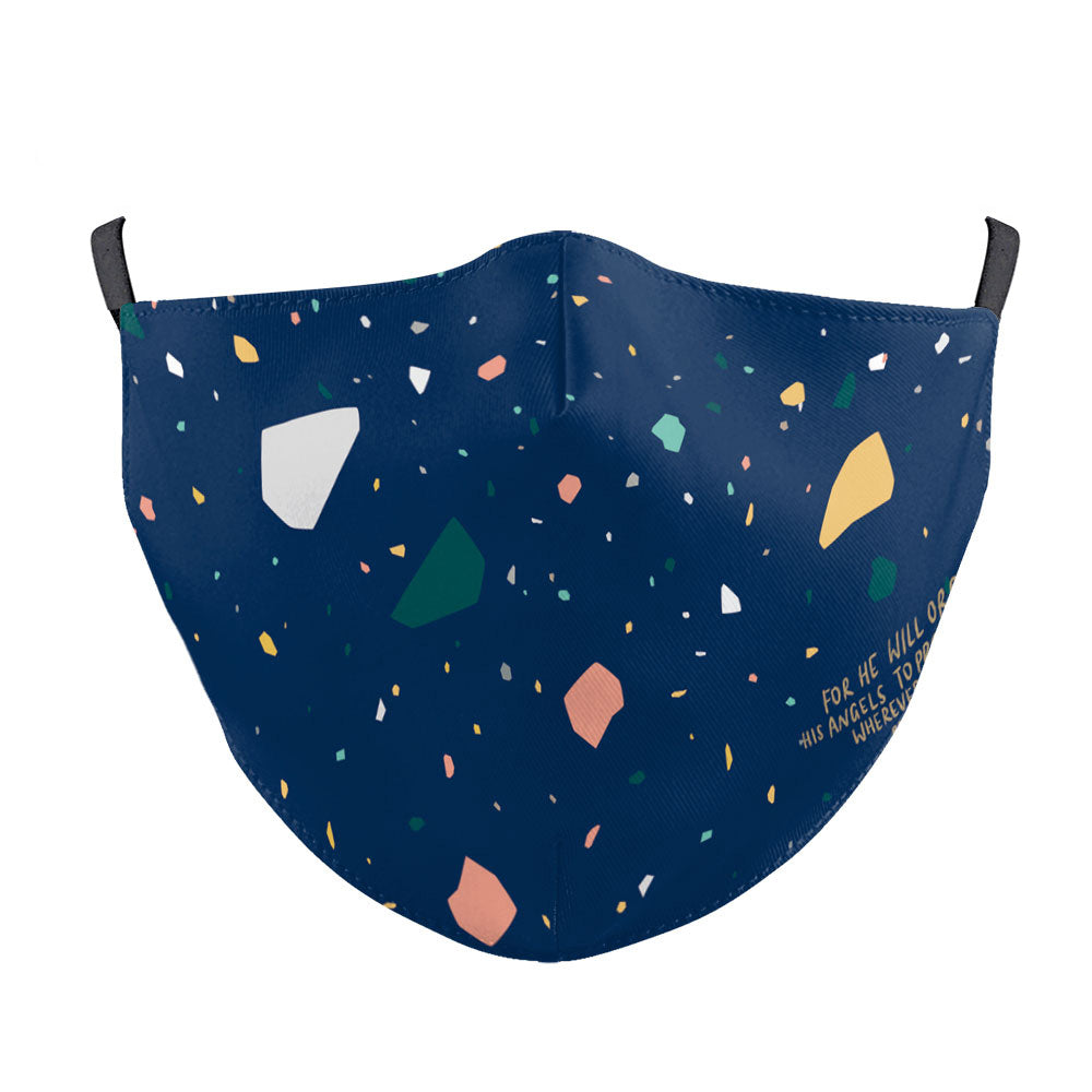 He Will Order His Angels {Face Mask} - Face Mask by The Commandment Co, The Commandment Co