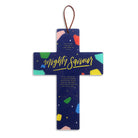 Waterproof Acrylic Cross Wall Decoration with Bible Verses. Creative room decor ideas.