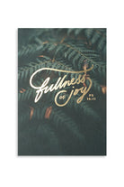 In Jesus we have fullness of joy | Joyous seasons Christmas greeting card