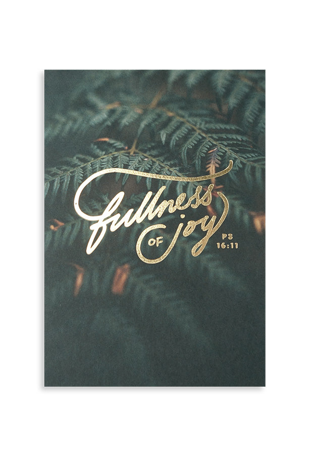In Jesus we have fullness of joy | Joyous seasons Christmas greeting card