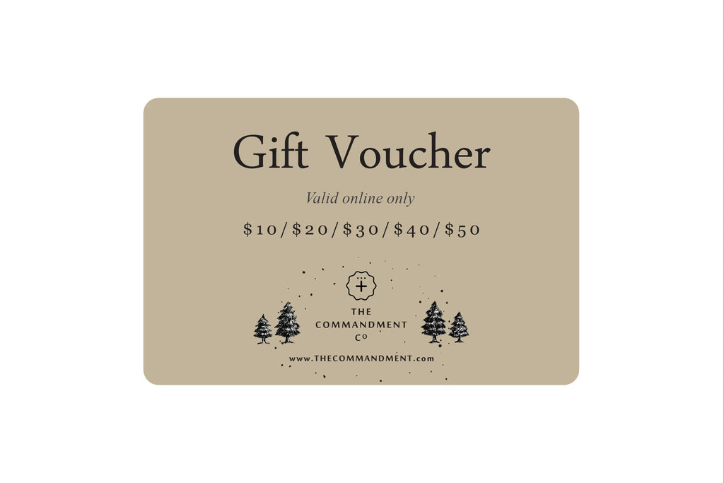 E-Gift Card - Gift Card by The Commandment Co , The Commandment Co , Singapore Christian gifts shop