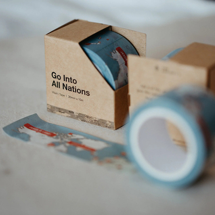 Go Into All Nations | Washi Tape - Stickers by The Project J, The Commandment Co , Singapore Christian gifts shop