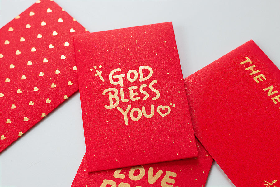 God Bless You Ang Bao {Red Packet} - Red Packets by The Commandment, The Commandment Co , Singapore Christian gifts shop