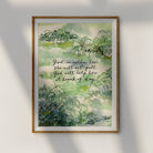 God will help her at break of day poster design for home and living decoration