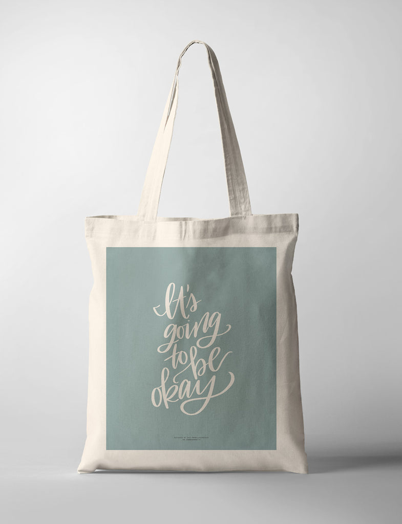 Going To Be Okay {Tote Bag} - tote bag by Small Hours Shop, The Commandment Co , Singapore Christian gifts shop
