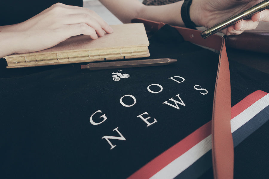 Good News {Sling Bag} - tote bag by The Messenger by TCCO, The Commandment Co , Singapore Christian gifts shop