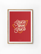 Grace Upon Grace {Poster} - Posters by Julomn, The Commandment Co , Singapore Christian gifts shop