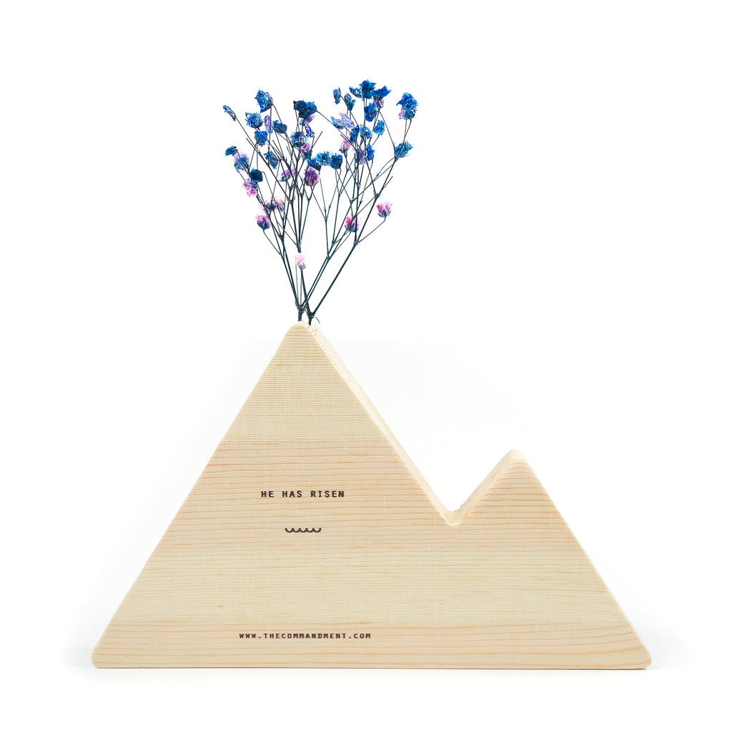 He Has Risen {Mountain Vase} - by The Commandment Co, The Commandment Co , Singapore Christian gifts shop