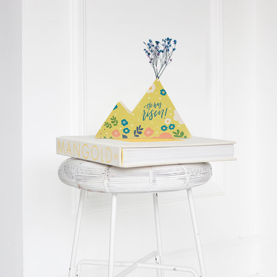 He Has Risen {Mountain Vase} - by The Commandment Co, The Commandment Co , Singapore Christian gifts shop