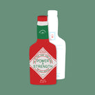 Power & Strength Chilli Sauce {LOVE SUPERMARKET Card} - Cards by The Commandment Co, The Commandment Co , Singapore Christian gifts shop