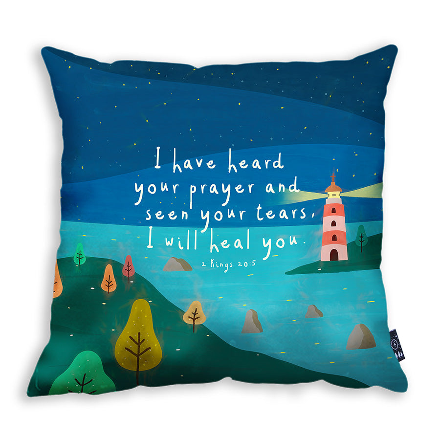 I Will Heal You {Cushion Cover} - Cushion Covers by The Commandment Co, The Commandment Co , Singapore Christian gifts shop