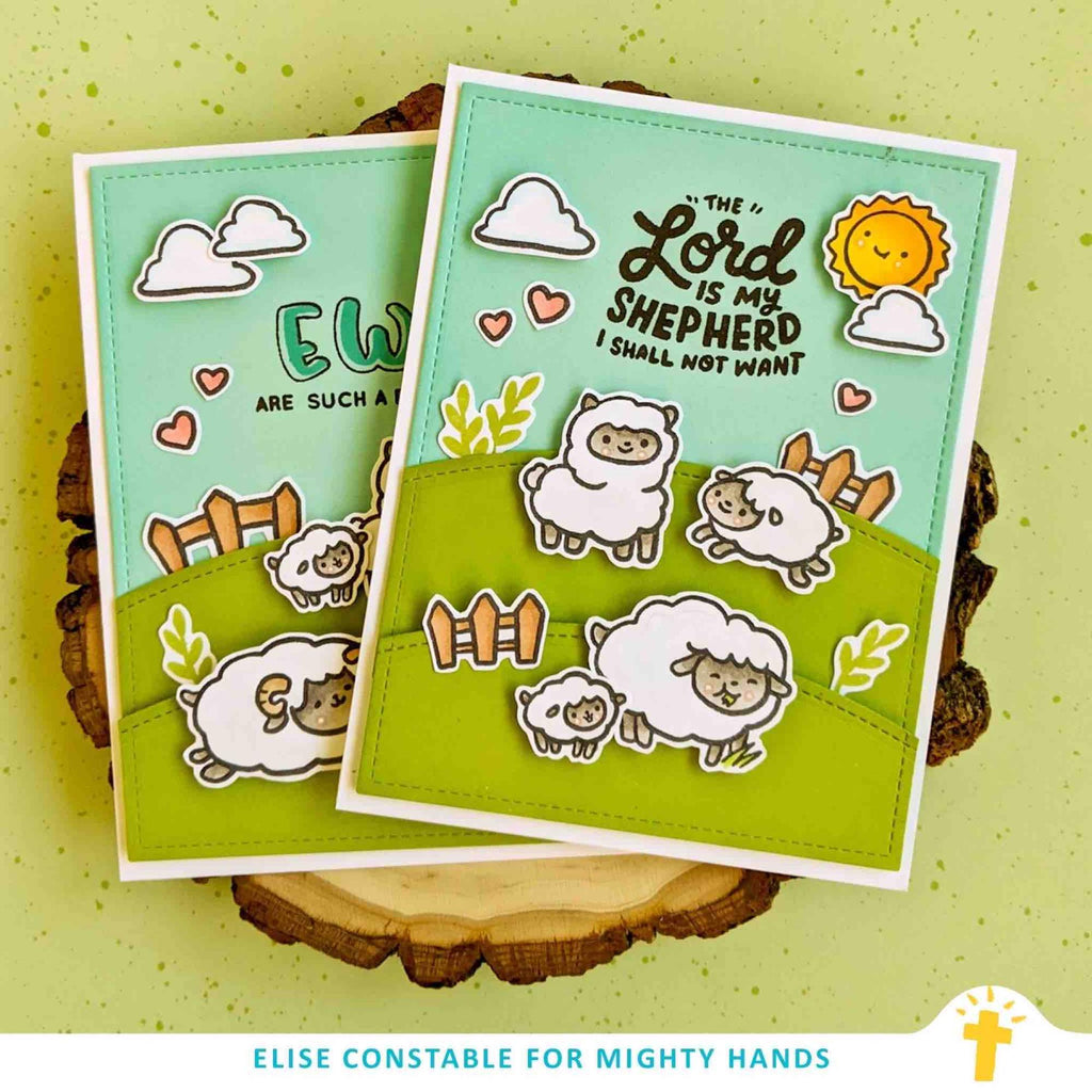 His Sheep {Stamp} - Stamps by Mighty Hands, The Commandment Co , Singapore Christian gifts shop