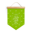 We Will Serve The Lord {Banner of Victory} - Banners by The Commandment Co, The Commandment Co , Singapore Christian gifts shop