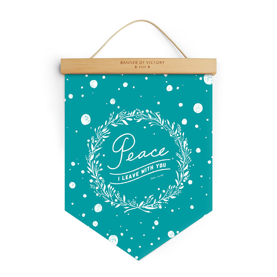 Peace I Leave With You {Banner of Victory} - Banners by The Commandment Co, The Commandment Co , Singapore Christian gifts shop