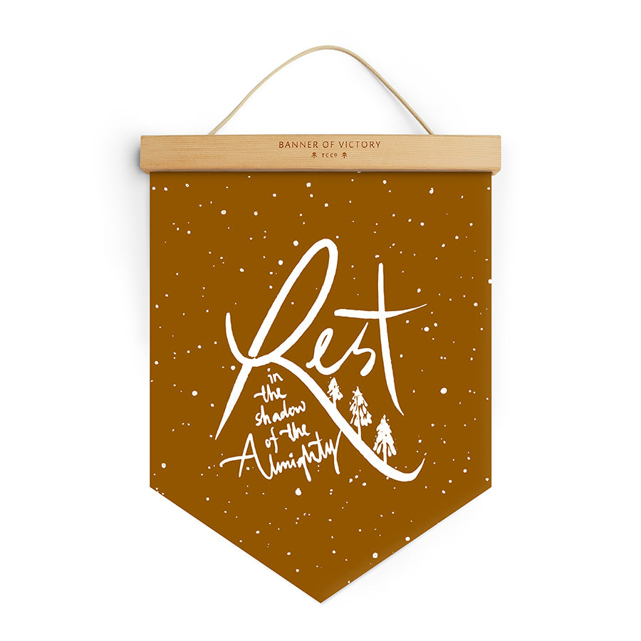 Rest {Banner of Victory} - Banners by The Commandment Co, The Commandment Co , Singapore Christian gifts shop