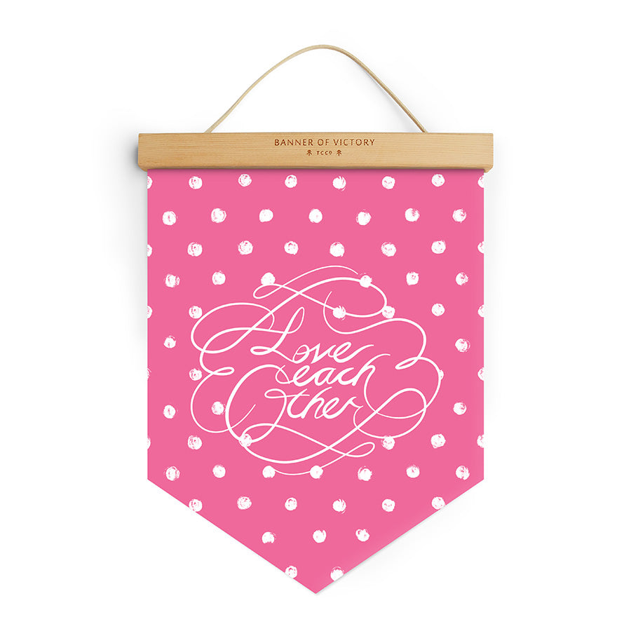 Love Each Other {Banner of Victory} - Banners by The Commandment Co, The Commandment Co , Singapore Christian gifts shop