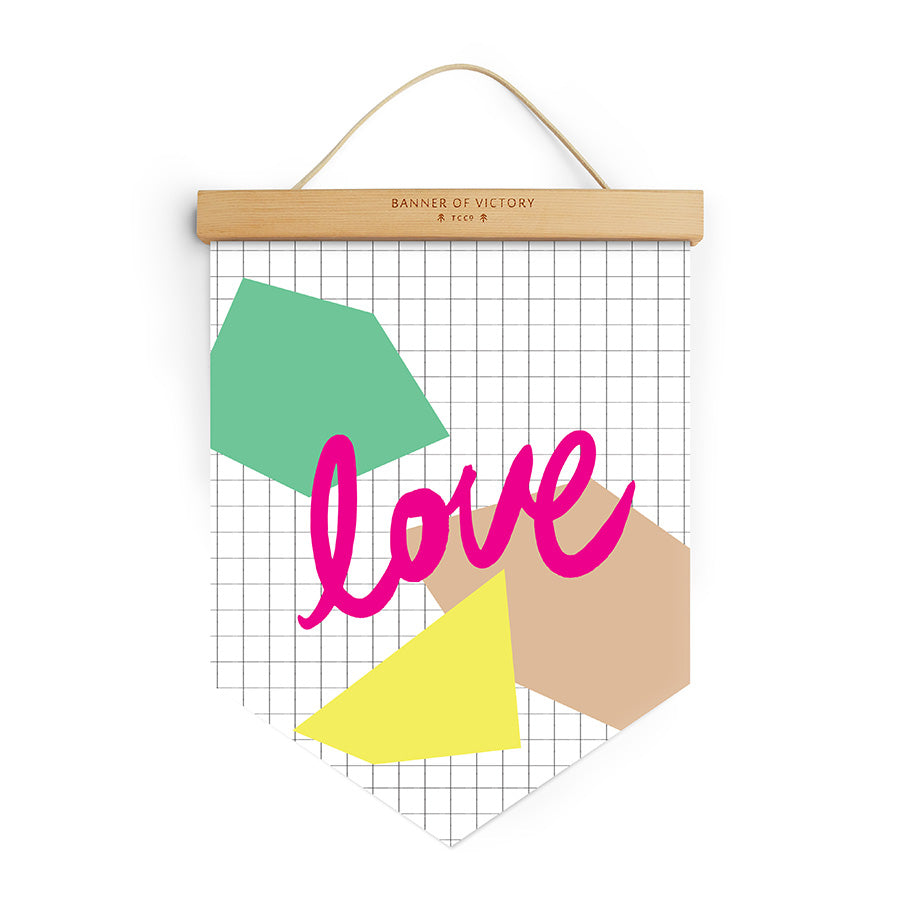 Love {Banner of Victory} - Banners by The Commandment Co, The Commandment Co , Singapore Christian gifts shop