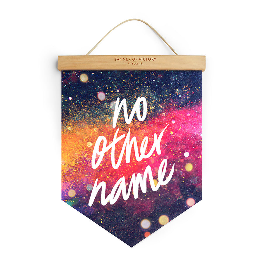 No Other Name {Banner of Victory} - Banners by The Commandment Co, The Commandment Co , Singapore Christian gifts shop