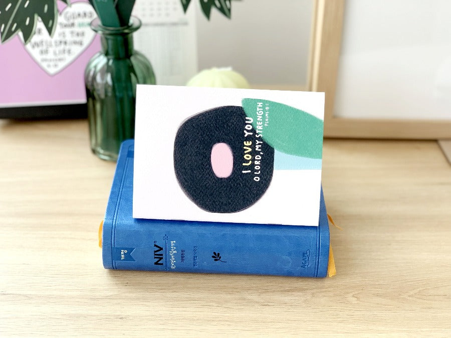 O Lord, My Strength {GND Notebook} - Notebooks by Goodnewsdrawing, The Commandment Co , Singapore Christian gifts shop