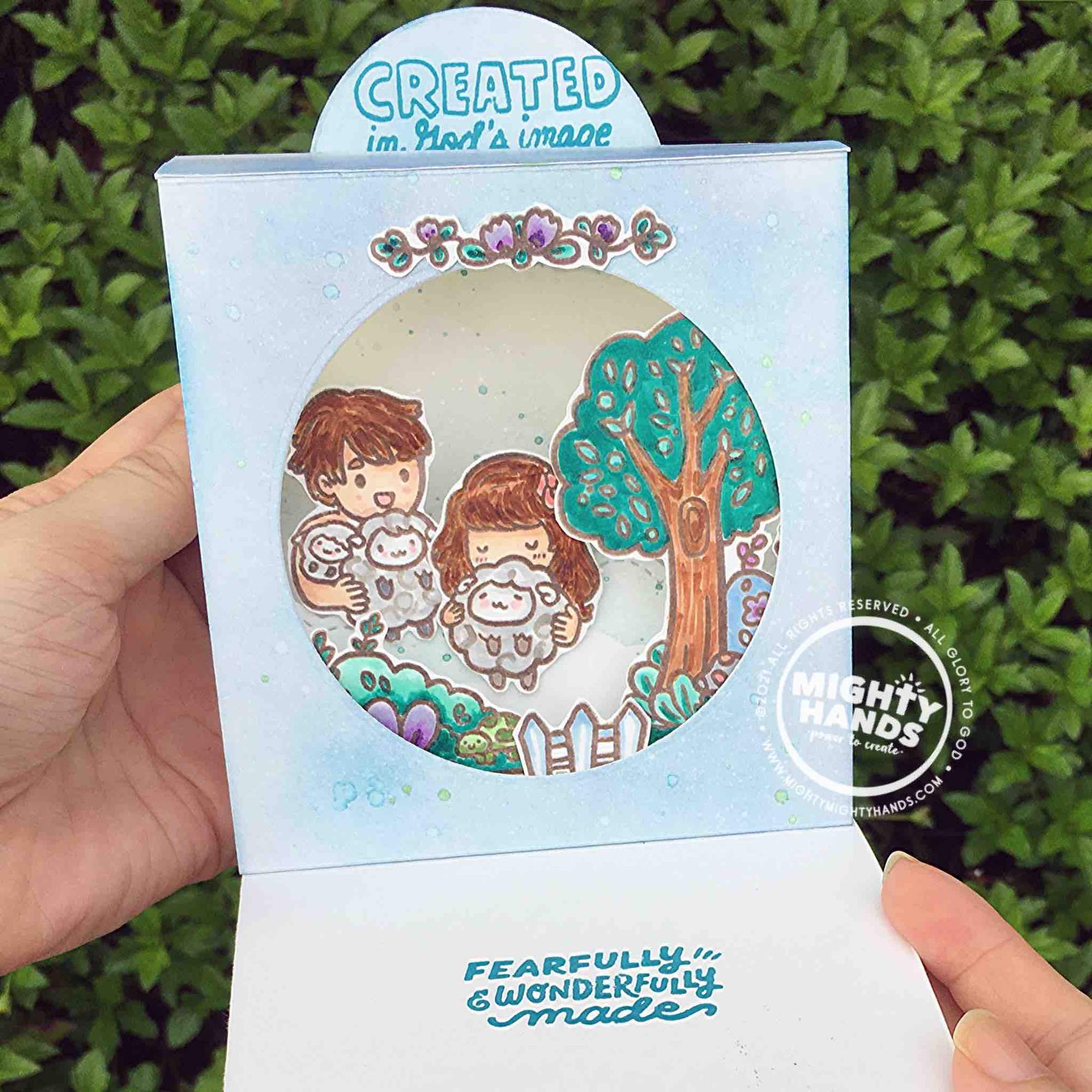 fearfully and wonderfully made stamp set the commandment co TCCO