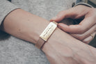 J&Co Foundry Classic Little Message Plate Bracelet - verse band by J&Co Foundry, The Commandment Co , Singapore Christian gifts shop