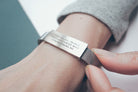 J&Co Foundry Classic Little Message Plate Bracelet - verse band by J&Co Foundry, The Commandment Co , Singapore Christian gifts shop