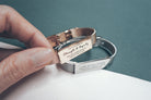 J&Co Foundry Classic Little Message Plate Bracelet - verse band by J&Co Foundry, The Commandment Co , Singapore Christian gifts shop