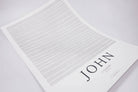 Gospel of John {Poster} - Posters by The Commandment Co, The Commandment Co , Singapore Christian gifts shop