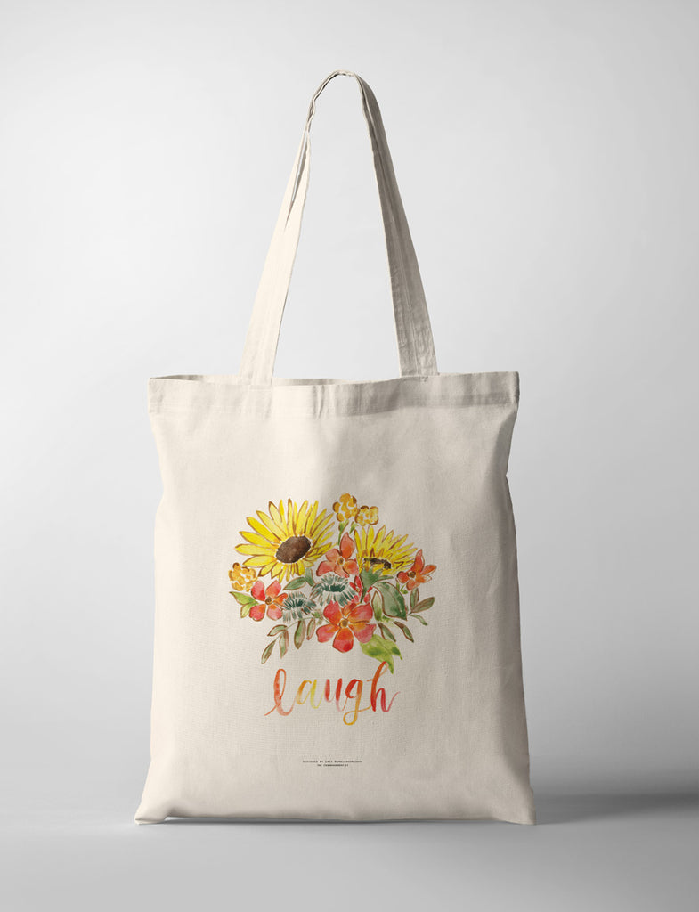 Laugh {Tote Bag} - tote bag by Small Hours Shop, The Commandment Co , Singapore Christian gifts shop